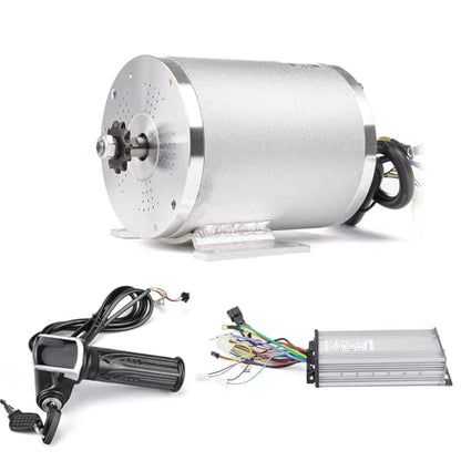 Electric Brushless DC Motor Kit,48V 2000W Motor,33A Controller,LCD Throttle - size: 48V 2000W, style: Complete Motor Kit
