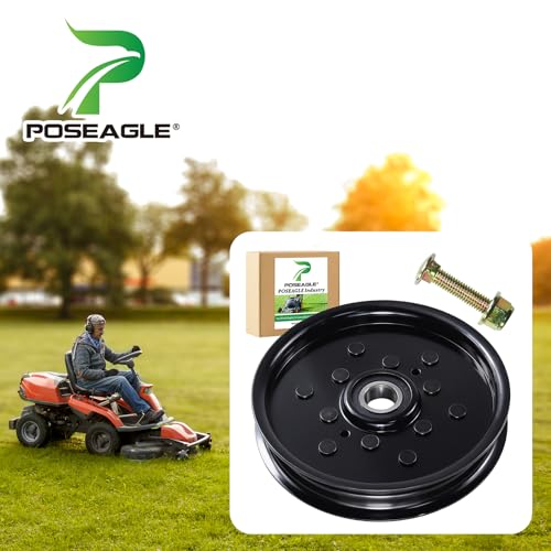 AUC16698 Idler Pulley for John Deere Z425 Z225 Z445 Lawn Tractors - size: 1xAM106627