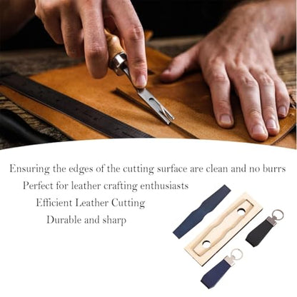 Leather Keyring Cutting die, for Shaping and DIY Leather Keyring Cutting and Punching (1 piece) - style: Rectangular keyring