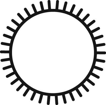 Grobet Swiss Pattern File Escapement 5-1/2" Round Cut 2