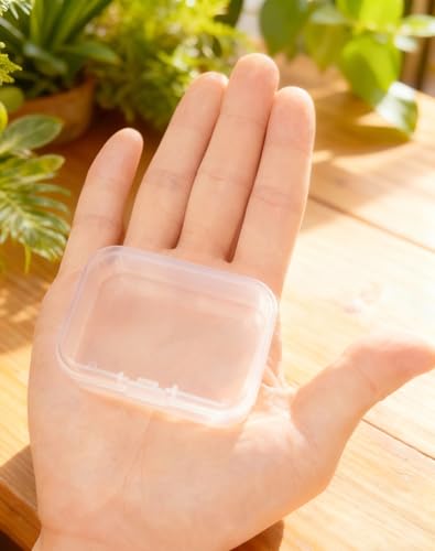 LJY 30 Clear Plastic Boxes, 2.6 x 1.8 x 0.8 in for Craft Kits - color: Clear, size: 2.6×1.8×0.8 in