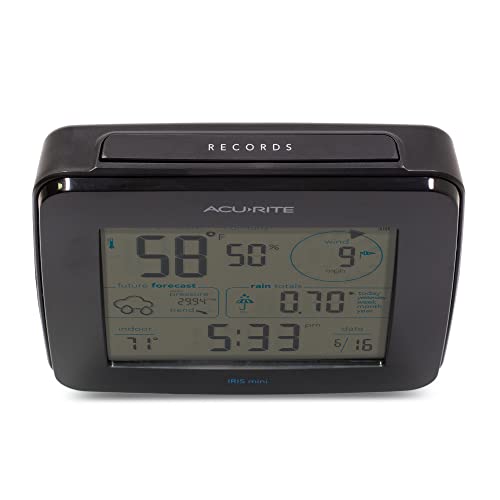 AcuRite Iris (01122M) Weather Station with Wireless Mini Display - color: Monochrome Screen