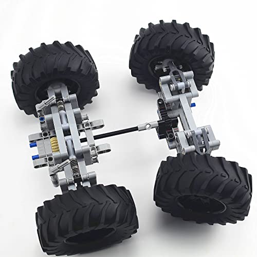 Technical Suspension Systerm Parts Set and Wheels 107 * 44 for Building Blocks Accessories Bulk