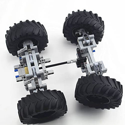 Technical Suspension Systerm Parts Set and Wheels 107 * 44 for Building Blocks Accessories Bulk