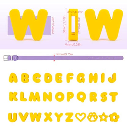 Wisedog Dog Charms for Collar, Yellow, 19MM - color: Yellow, size: 19mm