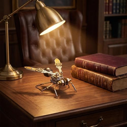 3D Metal Puzzles for Adults Teens-150+Pcs-Mechanical Wasp Bee Insect Models-3 Hours to Build-Ideal for Birthday Gifts and Decorations(Mechanical Wasp) - style: Mechanical Wasp