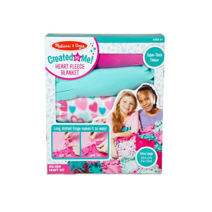 Melissa & Doug Fleece Quilt No-Sew Craft Kit, Multi