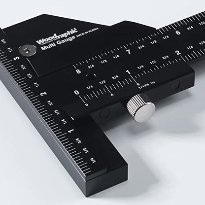 Scriber Gauge 600mm – Long Metric Measuring and Marking Tool, Layout Gauge, CNC Aluminum Ruler for Woodworking, Joinery, Cabinet, Framing and Furniture (New Version) - size: 600mm