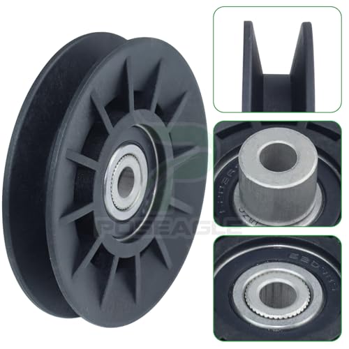 532194326 Idler Pulley with 532194327 Pulley for YTH2348 Mowers - size: 1x532194326+1x532194327