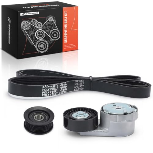 A-Premium Engine Serpentine Belt Drive Kit Compatible with Dodge, Chrysler