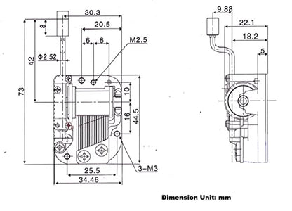 BinkeGG Play (Brahm's Lullaby) Music Box Spare Part Golden Hand Crank Sankyo Musical Movement for DIY Musical Boxes (65 Tunes Option) - color: 1. Hand Crank Musical Movement, size: Brahm's Lullaby