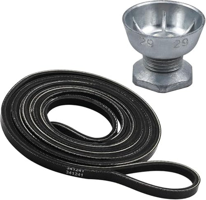 8066184 Dryer Motor Pulley & 341241 Dryer Drum Belt