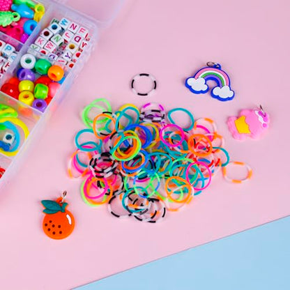 WAOYER 2500+ Rubber Band Bracelet Kit,Loom Bracelet kit,30 Colors Friendship Bracelet Making kit,Rubber Band kit Birthday Gift