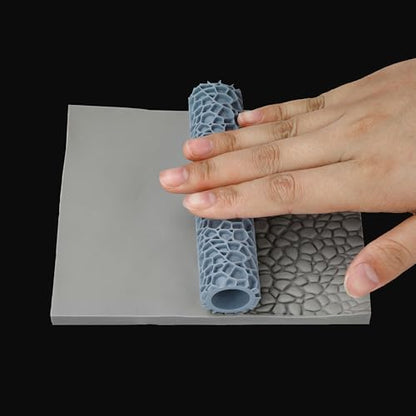 AUSPDICE DND Terrain Texture Roller Set for Dungeons and Dragons Scenarios - color: As744b Wall Paving Set