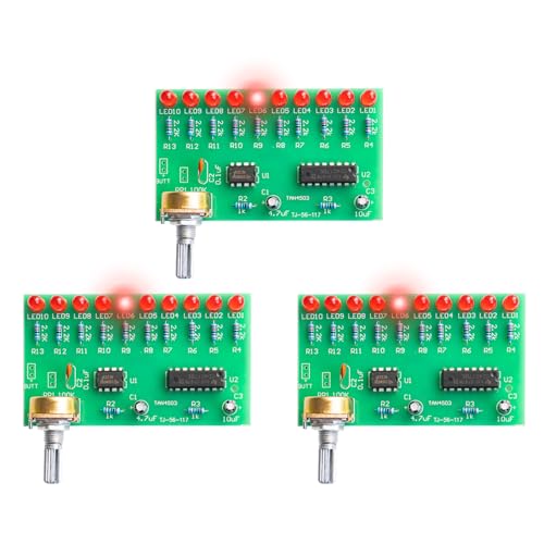 3pcs EIELE Adjustable Speed Running Lights Soldering Electronic Kits for Teenagers to Practice DIY Soldering Projects led Soldering kit Electronics Component Fun kit - size: 3pcs