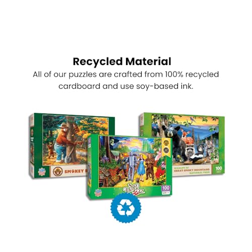 MasterPieces 100 Piece Jigsaw Puzzle for Kids - Wizard of Oz - 14"x19" - style: Wizard of Oz
