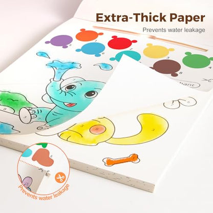 Jar Melo Paint with Water Books for Toddlers, Animals - style: Animals