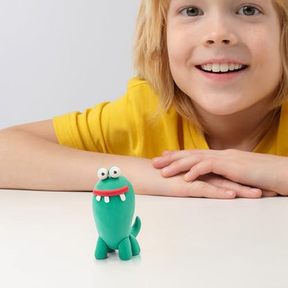 HEY CLAY Monsters Air Dry Clay for Kids Modeling Kit for Children Age 3+ - color: Monsters