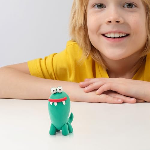 HEY CLAY Monsters Air Dry Clay for Kids Modeling Kit for Children Age 3+ - color: Monsters