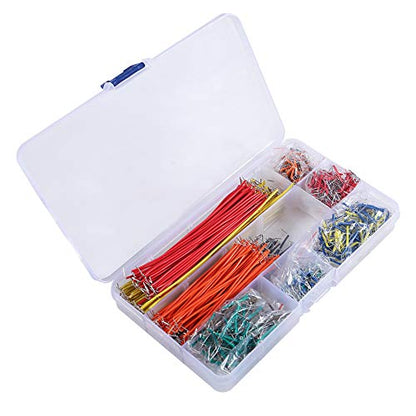 Jumper Wire Kit - 840 Piece Breadboard Jumper Wire Set, 14 Assorted Lengths for Prototyping