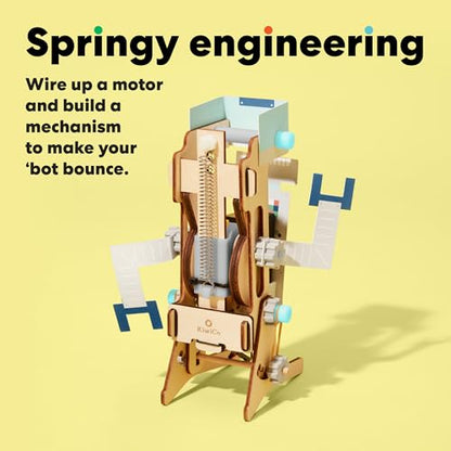 KiwiCo STEM Robotics Bundle – Domino Machine + Jumping Robot Kits, Ages 9+
