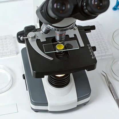 50 Pack Concave Microscope Slides, Pre-Cleaned Optical Glass