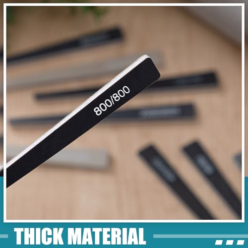 Honoson 20 Pcs Sanding Sticks Model, Low and High Grits, Groovy Style - style: Groovy Style
