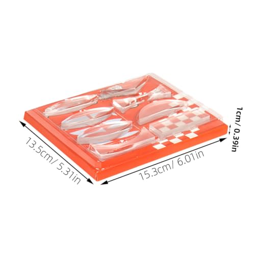 Physics Optical Experiment Set Optical Lens Refraction Kit with Three Light Source Apparatus Triangular Prism Convex Lens Concave Reflector Acrylic Glass Tile for Classroom Demonstration
