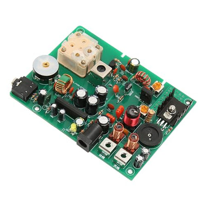 AM Transmitter Kit,Radio Medium Transmitter Adjustable 530‑1600KHZ DIY for School Experiment, 20‑500 MW, 2‑5m Antenna, 3.5mm Sound Input, PCB Material