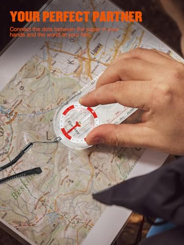 Eyeskey Advanced Orienteering Compass for Hiking & Navigation - color: EK40-6