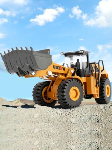 Gemini&Genius Mechanical Loader Toy Construction Vehicle Wheeled Loader Toy