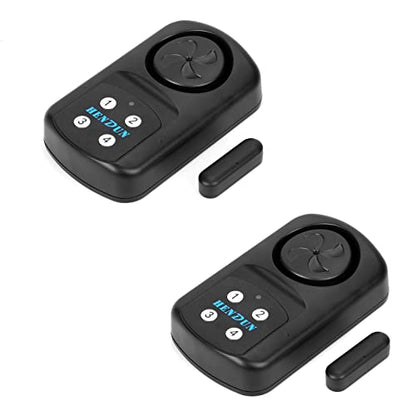 Hendun Pool Gate Alarm Outdoor with Remote, 140Db Waterproof Ip67, 2 Pack - color: 2 pack