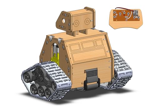 STEM Projects for Kids Ages 10-16, Wooden Model Car Kits, Gifts for Boys 9-16, Science Educational Crafts Building Kit,RC Tank