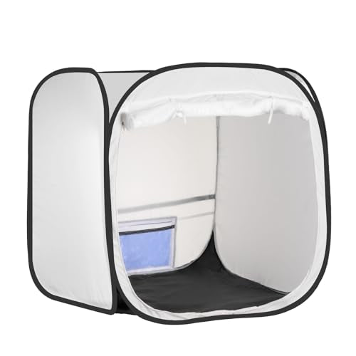VEVOR Portable Paint Booth Tent, 28.3 x 28.5 x 29.5 inch Pop-Up Portable Spray Paint Tent with Mesh Door, Spray Painting Tents for Cabinets, Chairs, Models, Tables, Pop-Up Design, Efficient Airflow - size: L30*W30*H30inch