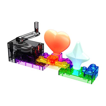 E-Blox: Circuit Blox: BYO Eco Fidget Lights - 7 Projects - Build Your Own Set, LED DIY STEM Bricks Toy, Colorful Building Blocks Kit, Kids Ages 8+