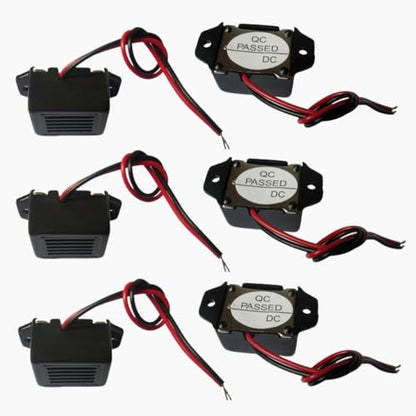 Mini Buzzers with Leads - 12V 400Hz Morse Code Mechanical Electronic Components,6Pcs Electronic Buzzer