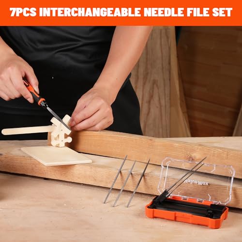 ValueMax 7PCS Interchangeable Needle File Set, Small File Set