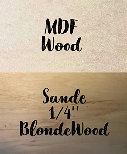 Unfinished Wood Shield 8" Shape, Paintable Wall 1/4" MDF Western Craft - size: 8"