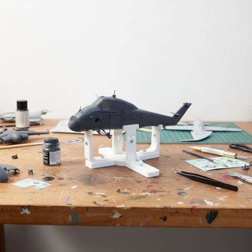 Model Airplane Painting Stand - Professional Adjustable Display Holder & Building Jig, Damped Rotating Base Hobby Tool for 1/72, 1/48, 1/32 Scale Models - Perfect for Painting and Detailing