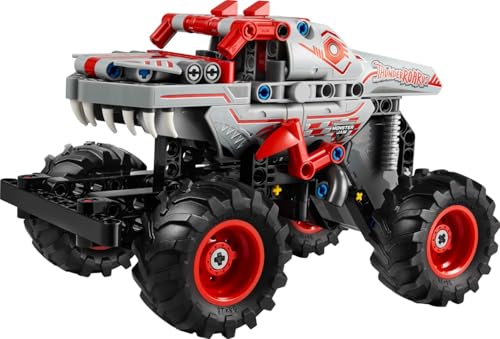 LEGO Technic Monster Jam ThunderROARus Pull-Back Monster Truck Toy - Building Toy for Kids, Boys and Girls, Ages 7+ - Creative Gift Idea for Lovers of Trucks - 42200 - style: ThunderROARus