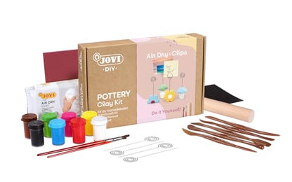 Jovi - DIY Air Dry Kit - Clips Gift Pottery Kit for Adults - color: Clips