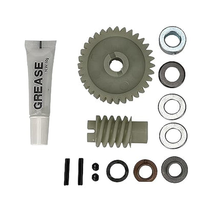 Garage Door Gear Kit for Liftmaster 41a2817 41c4220a, fits Chamberlain, Sears, Craftsman 1/3 and 1/2 HP Chain Drive Models (Drive Gear and Worm Gear Kit) - style: Drive Gear and Worm Gear Kit