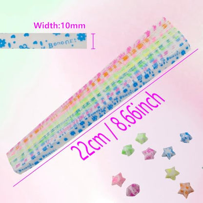 Jtnohx Luminous Origami Star Paper Strips Luminous Origami Butterfly Flower - color: butterfly flower