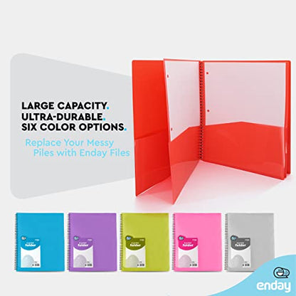 Poly 8 Pocket Organizer File Folder Letter Legal Document Organizer Perfect for Office, College, School and More (Pack of 18) - By Emraw - size: 18 Pack