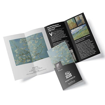PLUS PLUS Inspired, Van Gogh Almond Blossom - Art Building Set 350 pc - color: Van Gogh, Almond Blossom