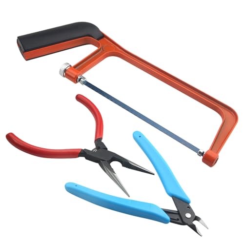 80Pcs Modeler Basic Tools Craft Set Gundam Model Tools Kit Hobby Building Tools for Model Assemble Car Model Building Repairing and Fixing DIY Craft Kit