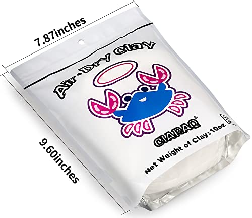 CiaraQ Air Dry Clay Kit – White Modeling Clay - color: 1 Color (White)