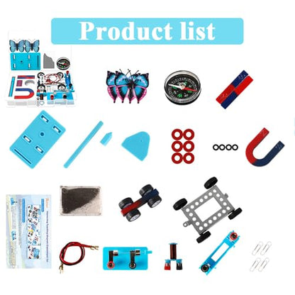 Magnets for Kids Science Kit, STEM Physics Experiment School Lab Tools