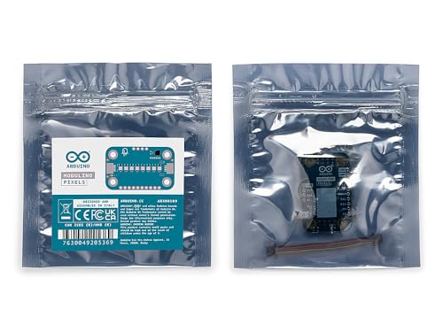 Arduino Modulino Pixels [ABX00109] - Qwiic-Compatible RGB LED Module with 8 Addressable LEDs for Visual Effects in Arduino Projects - style: Pixels