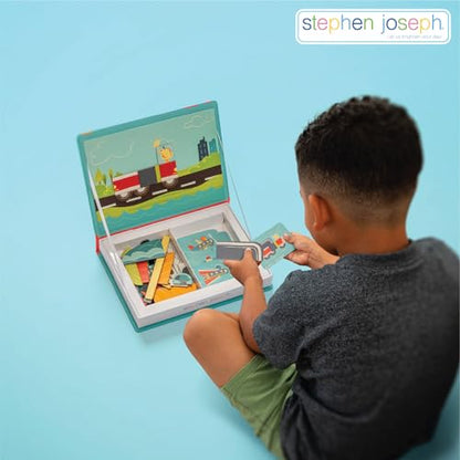 Stephen Joseph Magnetic Activity Set for Kids, Careers 50-Piece Play Set - color: Careers